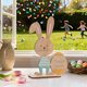 thumbnail image 5 of Decoraciones de Pascua, decoraciones estereoscópicas de Pascua, decoraciones de mesa con conejos y huevos con patrones de madera, decoraciones de Pascua felices, adecuadas para decoraciones de fiesta, 5 of 6