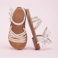 thumbnail image 4 of Duqingm Toddler Fisherman Sandals Boys Girls Sandals Open-Toe Summer Outdoor Unisex Child Sport Sandals Athletic Lightweight White,7, 4 of 7