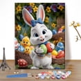 thumbnail image 1 of Easter Bunny Paint by Number Kit, Spring DIY Kit, Suitable for Beginners, Adult Painters, Home Decor Gifts, Frame Not Included., 1 of 5