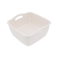 thumbnail image 2 of deevoka Double Layer Fruits Vegetable Washing Basket Fruit Cleaning Basin for Salads White S, 2 of 9