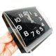 thumbnail image 1 of Reloj Despertador Analógico, Reloj Despertador Cuadrado Grande, Movimiento Silencioso de Alta Calidad, Espejo de Plástico Transparente, Sin Batería 14.5 * 13 * 6 CM Negro, 1 of 5