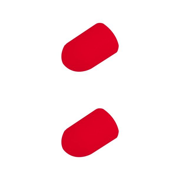 Yuarrent Pata de cabra para patinete, funda de silicona antideslizante para soporte de pie, repuesto para M365/M365PRO rojo 2Conjunto