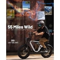 thumbnail image 5 of ActBest Electric Bike, 16"x4.0" Fat Tire Ebikes for Adults, 750W Peak 25 MPH Electric Mountain Bike, 48V 10.4 AH Battery, 7-Speed E-Bike with Free Lock, 5 of 5