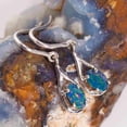 thumbnail image 3 of FOUNTAIN WONDERLAND STERLING SILVER AUSTRALIAN OPAL DROP EARRINGS, 3 of 4
