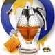 thumbnail image 1 of Dispensador de miel CLEVLI, vidrio sin goteo, 240 ml, con soporte y tapa, 1 of 9