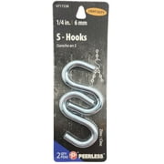 Peerless Zinc Plated S-Hooks 2 Pack, #4717138