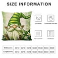 thumbnail image 5 of Creowell  Decorative Hello Spring Throw Pillow Covers Square Double Printed Pillow Cases Farmhouse Floral Green Striped Couch Pillow Covers for Home Decorations，Multi-Size, 5 of 5