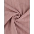 thumbnail image 7 of DARING DIVA Women's Cotton Ribbed Pullover V-neck Tops with Bottoms Pajama Sets XS Pink, 7 of 7