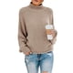 thumbnail image 5 of Suéter de mujer Otoño e Invierno 2023 Suéter holgado de cuello alto Suéter europeo y americano de talla grande para mujer, 5 of 6