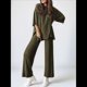 thumbnail image 4 of Traje Informal de Dos Piezas para Mujer, Ideal para Viajes y Vacaciones. Verde L, 4 of 9