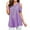 Light purple, variant on YouLoveIt Womens Cold Shoulder Short Sleeve Tunic Top Short Sleeve Clothing Round Neck Cold Shoulder Tee Shirt Blouse Plus Size Cold Shoulder Tee Shirt Blouse
