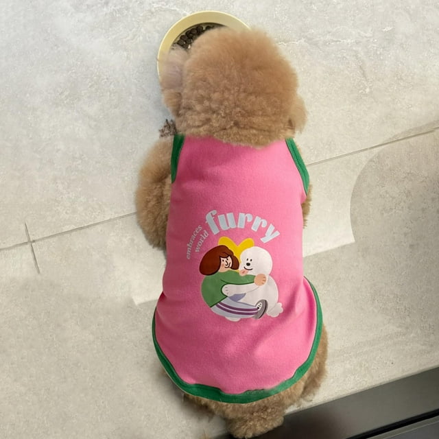 Chaleco para perros, ropa de perro de verano, camiseta sin mangas de perros con estilo transpirable ligero para razas pequeñas, ropa de vestuario de