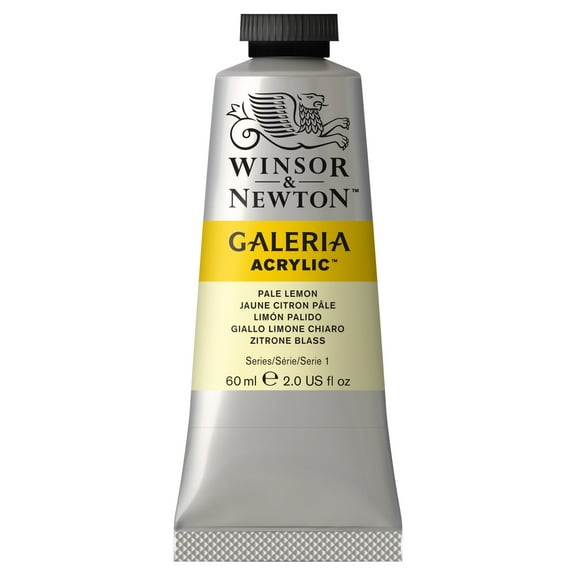Winsor & Newton Galeria Acrylic Paint, 60ml, Pale Lemon