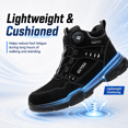 thumbnail image 6 of LAoutun Steel Toe Safety Shoes for Men Lightweight Work Shoes Dial Closure Puncture Resistant Work Boots, 6 of 6