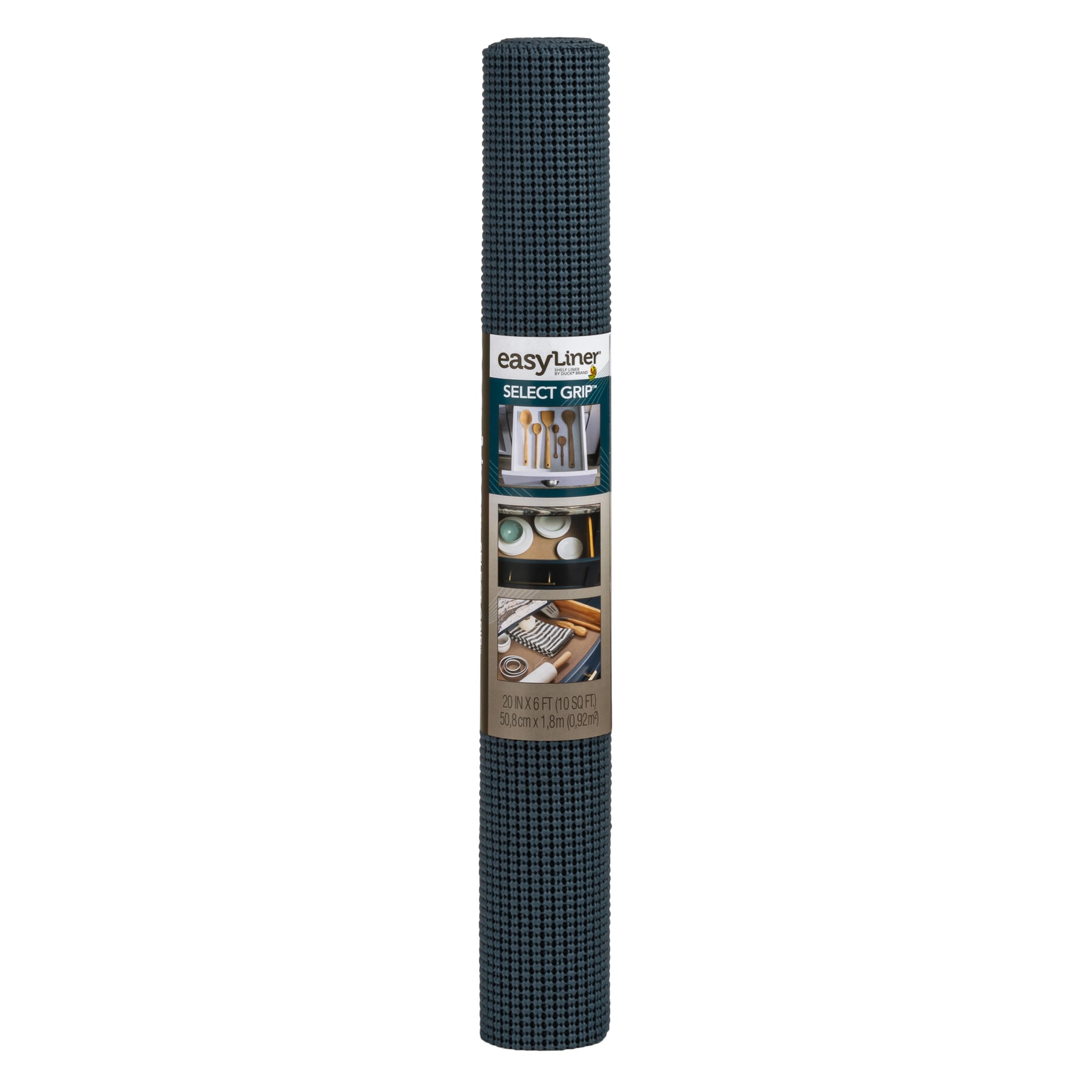 (6 pack) Select Grip EasyLiner Shelf Liner, Navy Blue 20" x 6' Roll