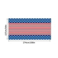 thumbnail image 3 of ReTeiv 4th of July Decorations 3Packs Rectangular American Flag Design Plastic Tablecloths American Stars And Stripes Tablecloth Independence Day And Home Decor, 3 of 5