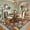 Coffee, variant on 2'x6' ZACOO Wavy Border Floral Low-Pile Indoor Area Rug Machine Washable Foldable Stain & Mark Resistant Carpet for Kitchen Entryway Lounge , Taupe