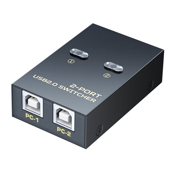 USB 2.0 Printer Switcher Share One Printer Between Two PC Enhances Productivity with Quick Switching with Manual Button