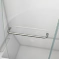 thumbnail image 5 of DreamLine Aqua 56-60 in. W x 58 in. H Frameless Hinged Tub Door with Extender Panel in Brushed Nickel, 5 of 8