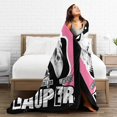 thumbnail image 4 of Cyndis Lauper Blanket Throw Bedding Room Decor Flannel Blankets for Bed Sofa Warm Blankets 40"x30", 4 of 6