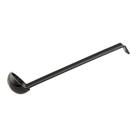 

1 oz Black Plastic Sauce Ladle - 13 - 1 count box