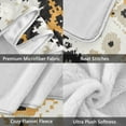 thumbnail image 3 of Yayeee Throw Blanket for Couch Soft Warm 50" x 60" Sofa Chair Bed Decoration, White and Black, 3 of 7