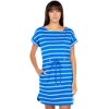 Tommy Bahama Sombra Stripe Short Dress Short Sleeve Large Old Royal