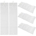 thumbnail image 1 of MLINS 5 Pcs Sacs de Rangement pour Perruques Suspendus Transparents Organisateur de Perruques en PVC Imperméable avec Crochet Sac de Voyage en Plastique pour Extensions de Cheveux, 1 of 8