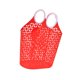 thumbnail image 4 of Cesta de ducha con asas, bolsa de almacenamiento multiusos con drenaje y bolsa de aseo. Rojo, 4 of 9