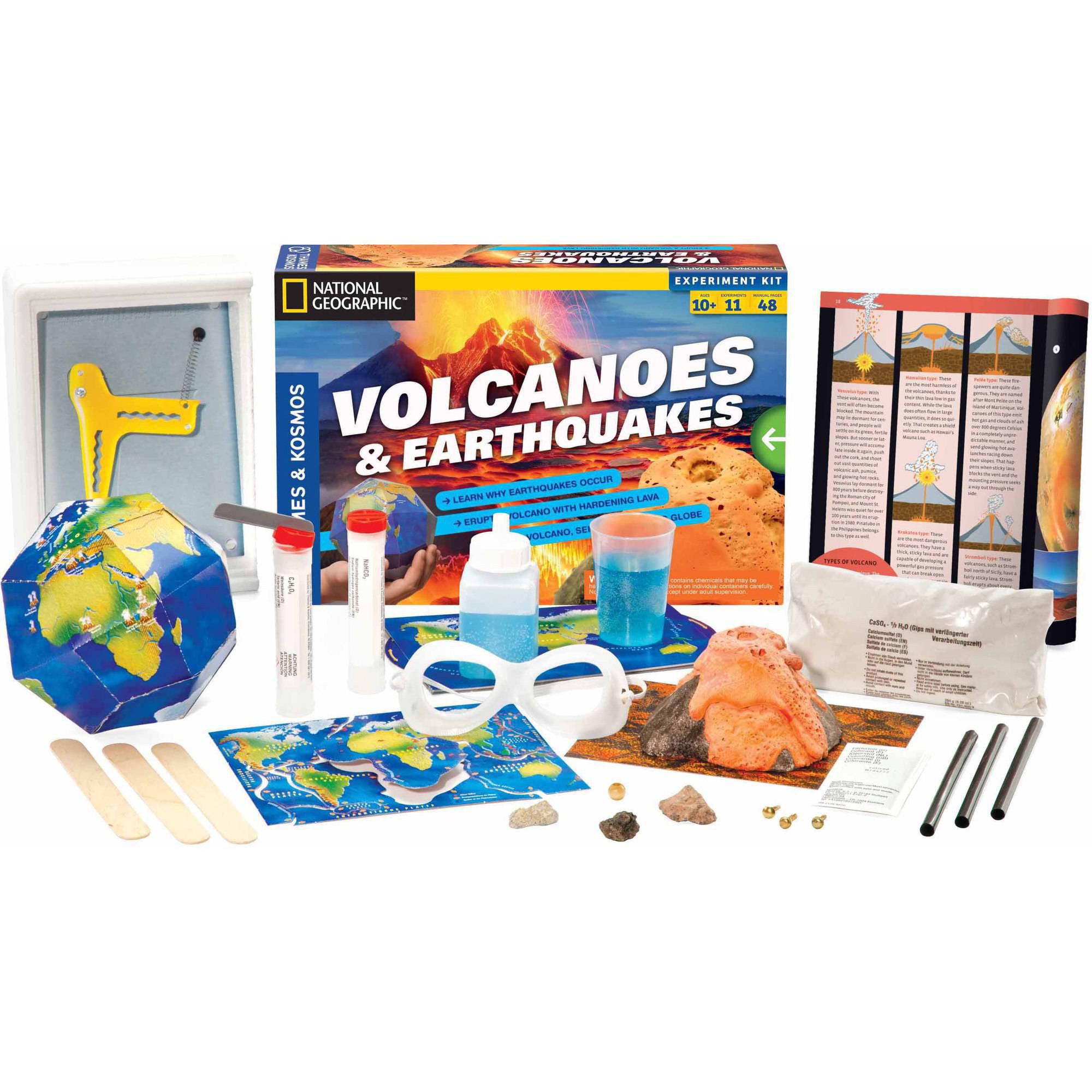  EARTH'SCODE 25PCS Science Kit - Volcano Science Kit