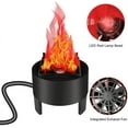 thumbnail image 4 of 3D LED Fake Fire Flame Light, Artificial Flickering Flame Lamp Bulb Electric Campfire Effect Indoor for Christmas Halloween Festival Event Party Club Decoration, 4 of 5