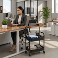 thumbnail image 4 of Carrito Multiusos 3 Niveles Con Ruedas Organizador Hogar, 4 of 4