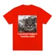 thumbnail image 3 of Sobreviví al dolor de estómago de hoy, camiseta divertida con meme de gato, camiseta de manga corta para hombres y mujeres, camisetas casuales de algodón de gran tamaño, ropa de calle, 3 of 5
