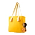 thumbnail image 2 of Transportín para gatos, transportador de mascotas suave con correa para el hombro, suministros para mascotas, bolso de mano para mascotas, bolso de , amarillo, 2 of 8