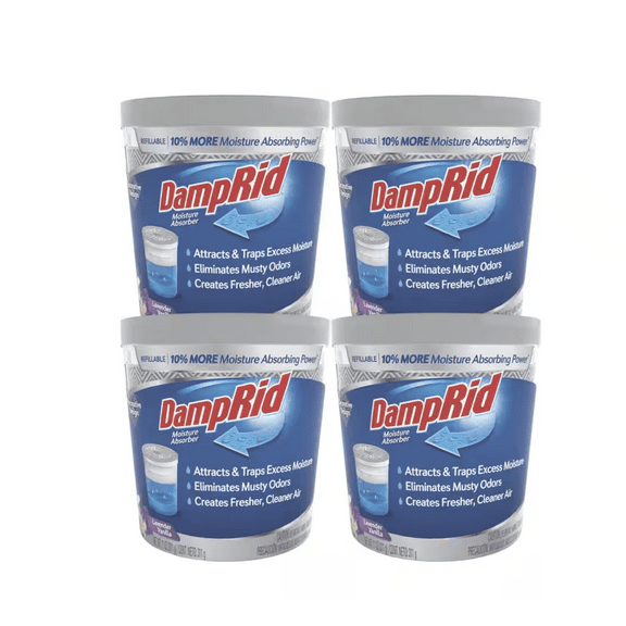 (4-Pack) 11 oz. Lavender Vanilla Refillable Moisture Absorber