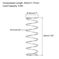 thumbnail image 3 of 18mmx1mmx50mm 304 Stainless Steel Compression Spring 5.9N Load Capacity 10 pcs, 3 of 5