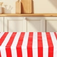 thumbnail image 4 of unbranded Stripes Tablecloth Table Cover Reusable Rectangular Tablecloth Plastic Table Cloth Party Favor Rectangular Stripe Party Dining Table Cover, 4 of 8