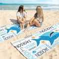 thumbnail image 5 of Personalized Beach Towel for Kids & Adults with Name 400GSM Custom 100% Microfiber Pool Towel Ultra Absorbent Super Soft Towels Personalized Gift for Women Men, 5 of 8