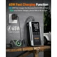 thumbnail image 4 of WOLFBOX 4000A Jump Starter with 160PSI Air Compressor, 65W Fast Charge, 24000mAh Battery Booster Portable Tire Inflator, for 10L Gas & Diesel Engines, 4 of 11