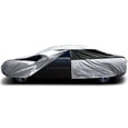 thumbnail image 2 of Premium Multi-Layer PEVA Car Cover for Camry, Mustang, Accord and More. Waterproof and UV Protective. Measures 200 Inches. Protective Lining, Driver-Side Zippered Opening, Tie-Down Straps, 2 of 6