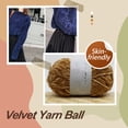 thumbnail image 3 of DALX Velvet Yarn Ball for Scarves DIY Knitting Yarns Sweater Socks Hat Crochet Thread Weaving Accessory, 3 of 7