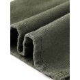 thumbnail image 5 of INSPIRE CHIC Denim Skirt for Women Elastic Waist Split Back Pockets Maxi Length Long Jean Skirts XL Army Blue, 5 of 6