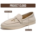 thumbnail image 2 of Zapatos Project Cloud 8.5M Mocasin de Cuero con Espuma de Memoria, 2 of 6