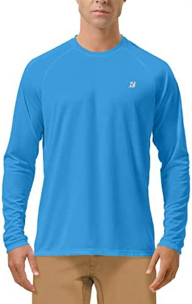 Roadbox UPF 50+ Men's Long Sleeve Fishing Shirts UV Sun Protection Tee