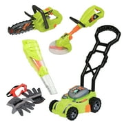 Constructive Playthings Outdoor Lawn Care and Gardening Toys for Kids, Great Outdoor Toys for Kids, Unisex, Green