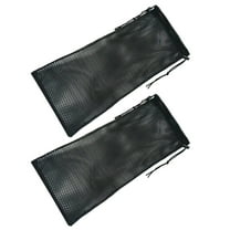 LITINKIMI Diving Net Bag Snorkeling Mesh Bag Black Nylon 2Pcs For Rafting