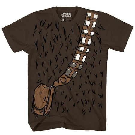 Chewbacca Chewie Star Wars Costume Funny Humor Pun Adult Men's Graphic Tee T-shirt