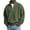 Army Green, variant on Chiccall Mens Casual Quarter Zip Sweatshirts Loose Fit Vintage Textured Knit Mock Neck Sweatshirt Pullover Fashion Outerwear
