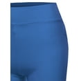 thumbnail image 4 of A2Y Women's Basic Solid Premium Cotton High Rise Bike Shorts Sapphire M, 4 of 5