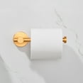 thumbnail image 3 of Wall-Mounted Single Arm Toilet Paper Holder in Gold, 3 of 6
